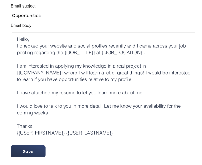 Job email resume sample sending search emails application examples letter template message cover formats work jobsearch article networking visit applications